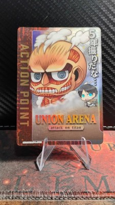 ACTION POINT カード ユニオンアリーナ Union Arena TCG Action Point Card (AP03) Foil Attack On Titan