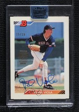 2018 Topps 15/15 Frank Viola (1992 Bowman) #92B-491 Buyback Auto h3a