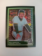 2025 Donruss Baseball Billy Martin Optic Prizm Insert #68 Trading Card