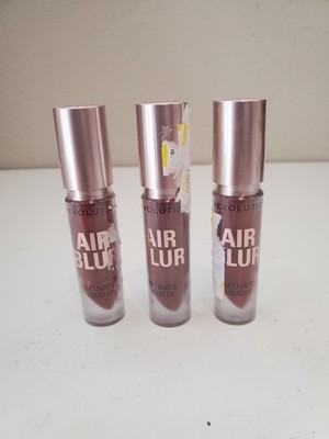 Lot of 3 Revolution Air Blur Matte Liquid Lipstick, Dreamy, Peachy
