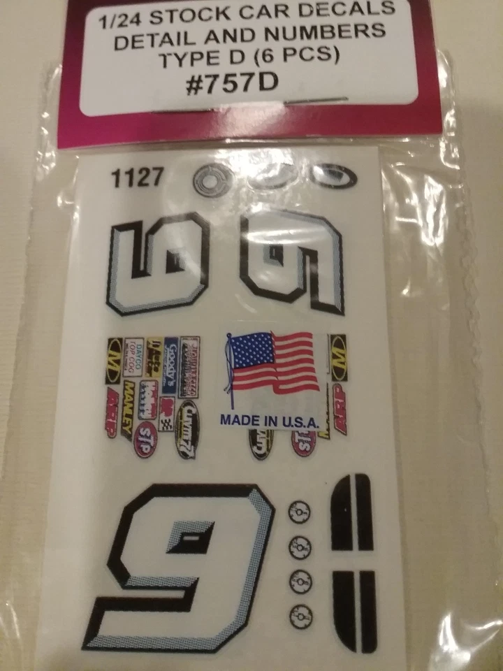 Decalques de Stock Car Parma 757D escala 1/24 6 folhas detalhes e números D= fazer... Car Co - Imagem 2 de 2