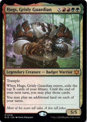 Hugs, Grisly Guardian Bloomburrow Magic MTG NM