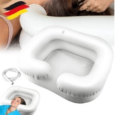 Kopfwaschbecken aufblasbar mobiles Haarwaschbecken Schlauch f&uuml;r Bettl&auml;gerige -