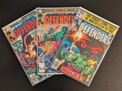 The Defenders Comics #77 #81 #87     3 for 1 DEAL 