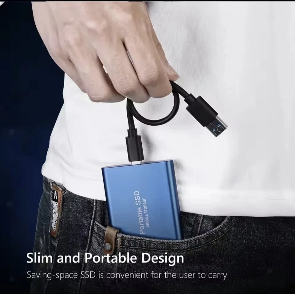 16TB - Portable External SSD (USB-C/USB 3.1) – bis 550/520 MB/s, Plug-&-Play - Image 2 of 3