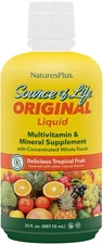Natures Plus Source of Life Liquid Tropical Fruit 30oz Multivitami Nature's Plus