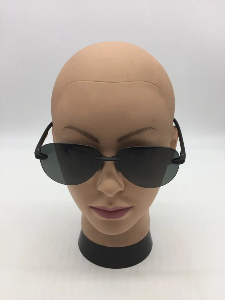 Gafas de sol Emporio Armani negras mate 63-14-150 lentes grises Foto 2 de 4