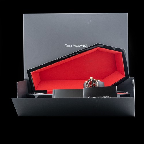 Chronoswiss Delphis Dracula CH-1421.1E-BKRE 42mm Gold Red Dial