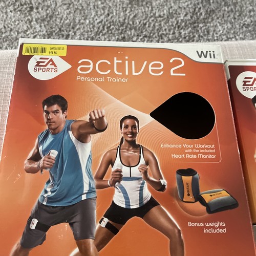 Wii Active 2 Personal Trainer mit Bonusgewichten EA Sports Brandneu Training - Bild 3 von 12
