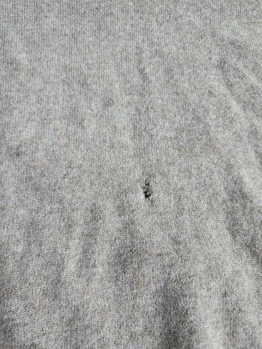 MALO Sweater 100% Cashmere Long Sleeve Pullover Italy Sz 56 FLAWED - Picture 4 of 7