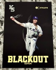 Ty Ruhl 2024 Onit Athlete Kansas State Wildcats Baseball Blackout Edition #98