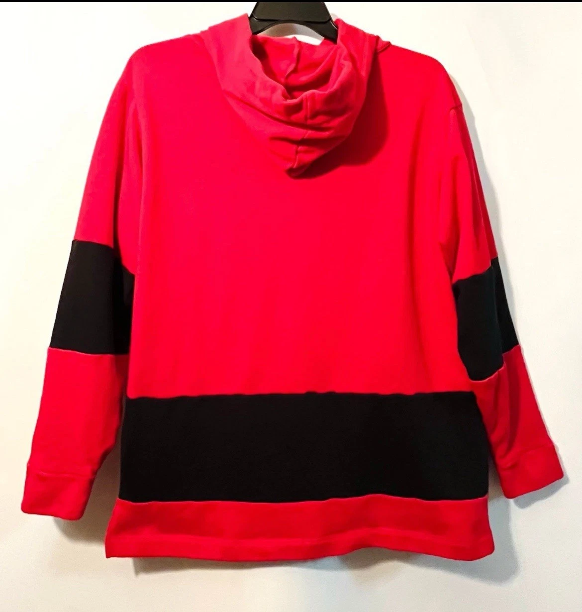 UNDERCOVER Felpa con cappuccio Victoria's Secret ROSA UTAH UTES UNIV Collegiale rosso nero taglia large