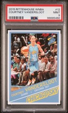 2015 Rittenhouse WNBA #12 Courtney Vandersloot PSA 9 Chicago Sky