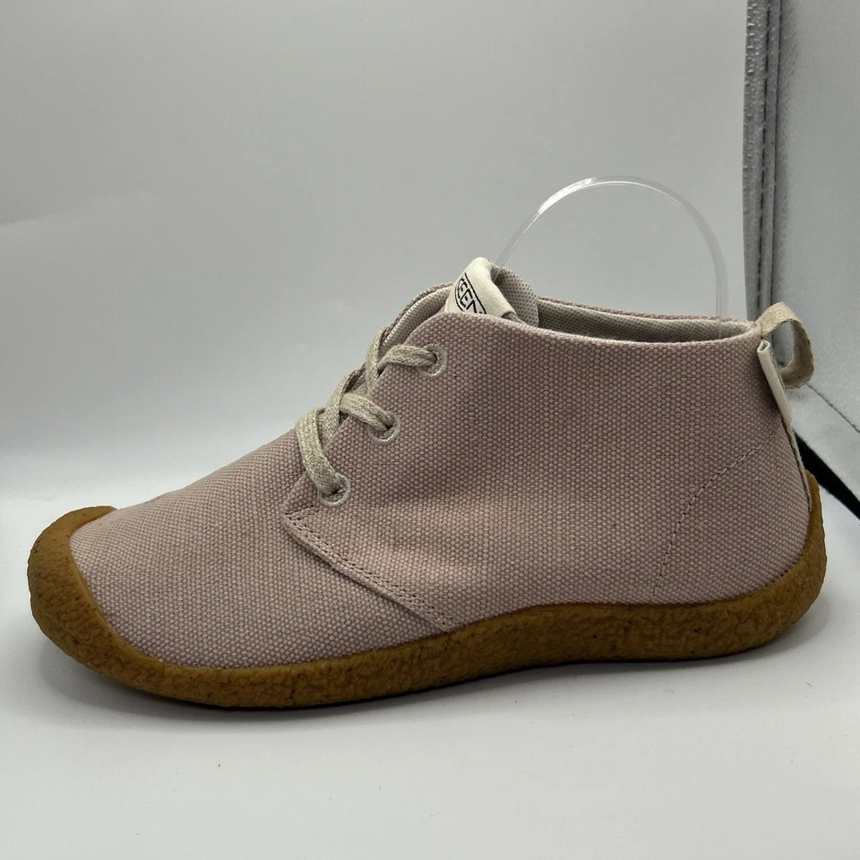 Botas Chukka Keen Mosey para Mujer 8 Rosa Rosa Cervatillo Abedul Lona Sin usar, en caja Puntera NUEVAS Foto 3 de 4