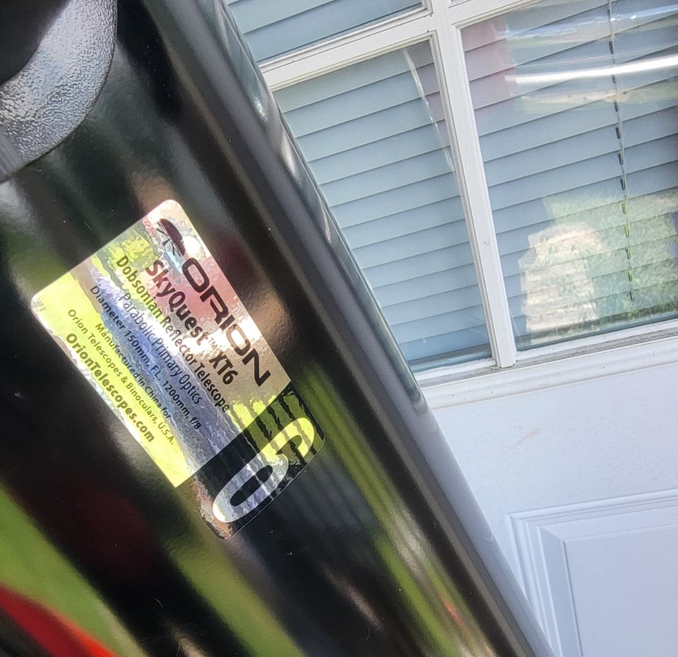 Orion SkyQuest XT 6 Dobsonian Reflector Telescope With Mount  - Image 3 of 4