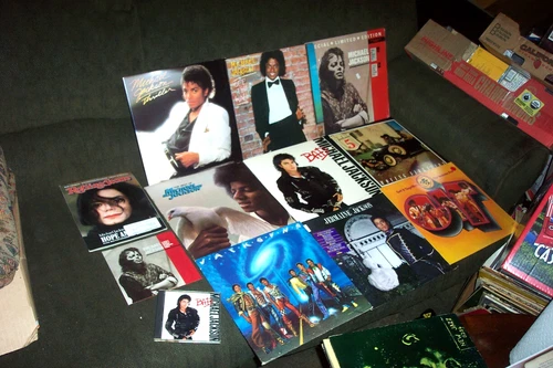 MICHAEL JACKSON, JACKSON 5 - 10 LP, EP LOT THRILLER, OFF THE WALL, BAD +more