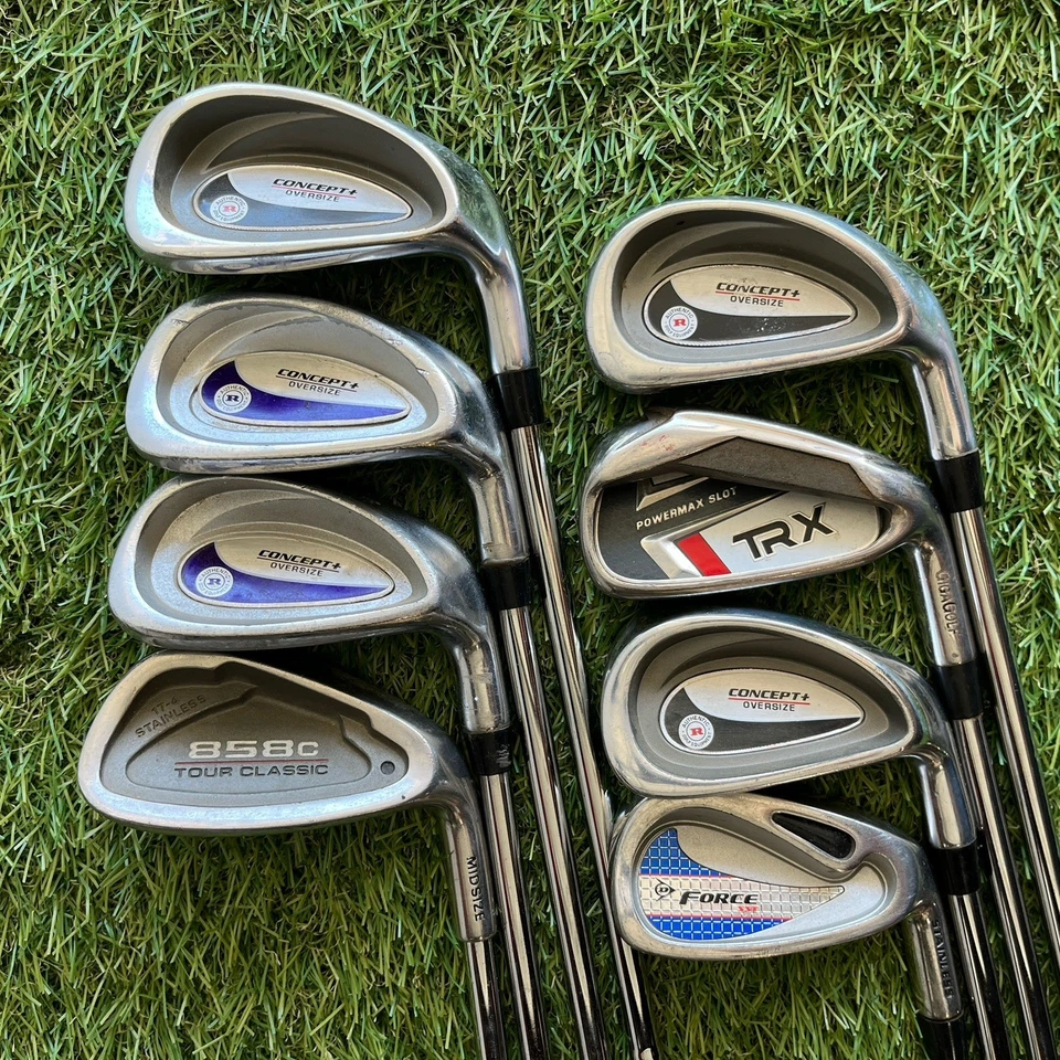 Juego completo de palos de golf PowerBilt Orlimar Ram Nickent regular flexible para principiantes para hombre Foto 2 de 4