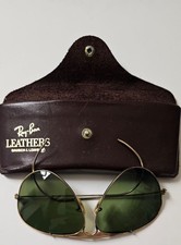 RAY BAN Originali anni70 Bausch & LOMB custodia originale in pelle USATI