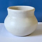 Vintage Van Briggle Soft White Art Pottery Vase Signed  2.5in