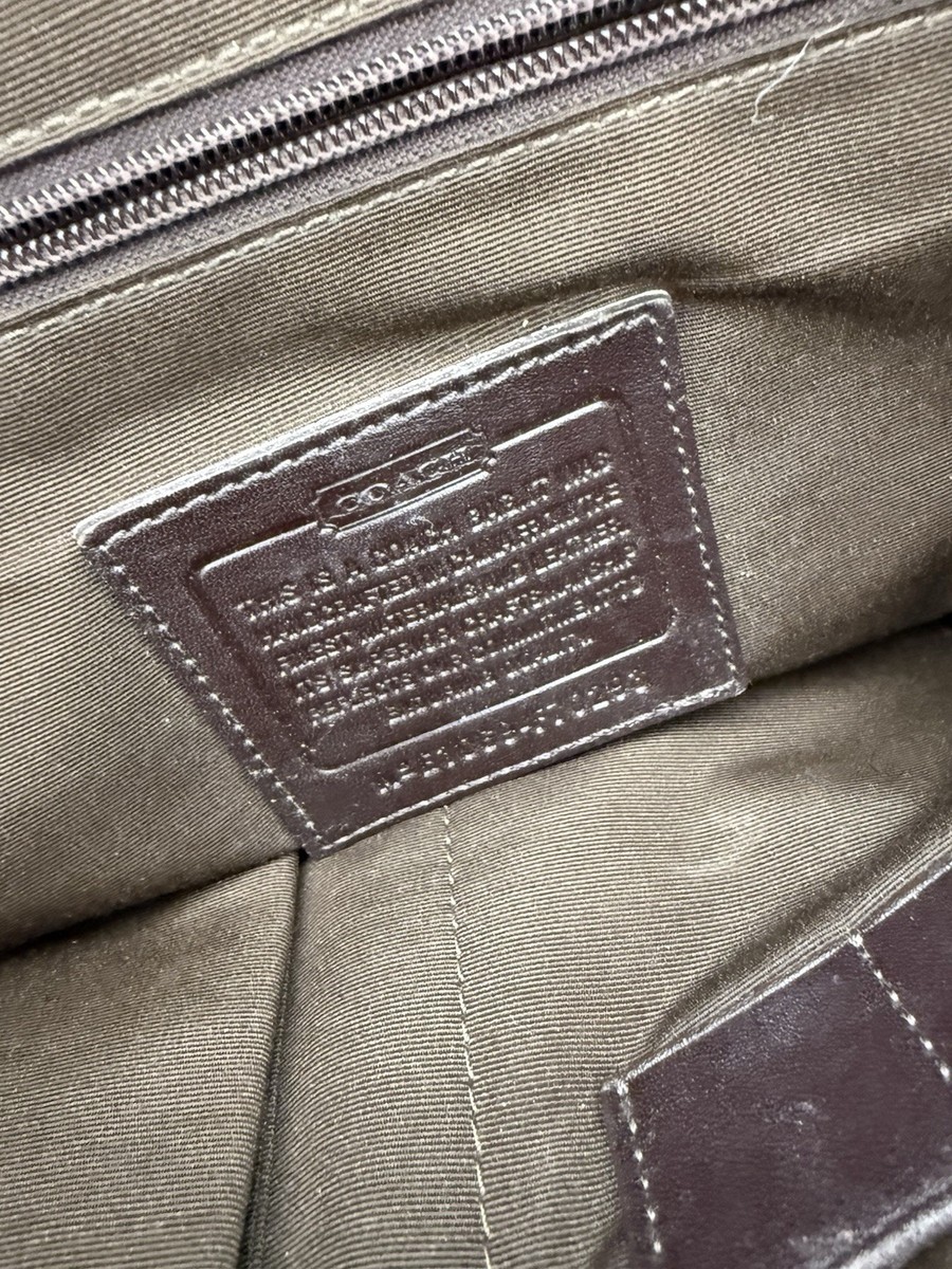 バッグ COACH Messenger Bag F70293 Coach Signature Messenger Bag Large Satchel Beige Canvas