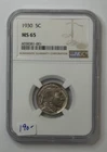 1930 5c Buffalo Nickel NGC MS65 ** MXKEK1001