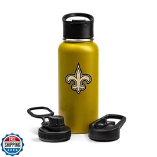 The Memory Company Officially Licensed NFL - New Orleans Saints 32oz Team Log