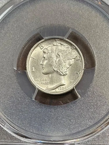 PCGS MS62 FB 1924 MERCURY DIME BLAST WHITE BEAUTIFUL LUSTER