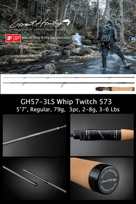 Megabass GREATHUNTING MOUNTAIN STREAM EDITION GH57-3LS Whip Megabass GREATHUNTING MOUNTAIN STREAM EDITION GH57-3LS Whip