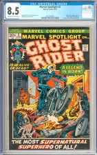 Marvel Spotlight #5 High Grade Origin & 1st App. Ghost Rider Comic 1972 CGC 8.5