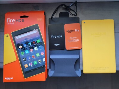 Amazon Fire HD 8 (8th Generation) 16 GB, Wi-Fi, 8 in - Canary