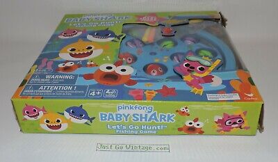 Pinkfong Baby Shark Let's Go Hunt! Fishing Game Cardinal w/ Song, Fish,  Open Box