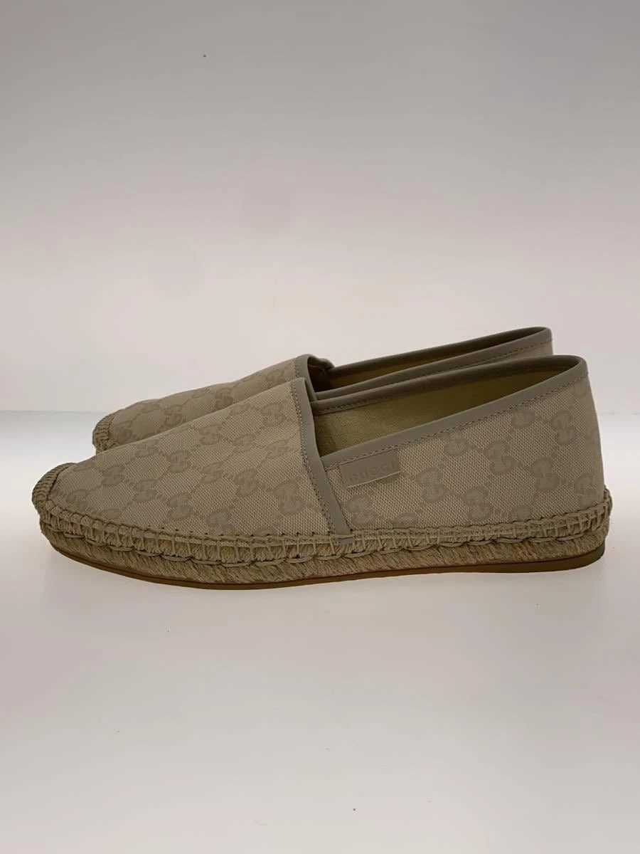 Chaussures de pont GUCCI espadrilles toile GG US6 beige 466903 occasion