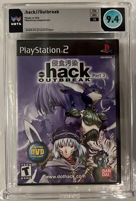 Dot Hack Part 3 Outbreak PS2 CIB WATA 9.4 Not VGA/CGC