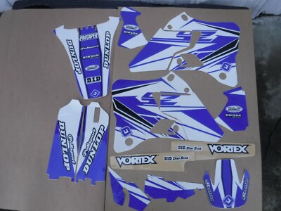 FLU PTS5 TEAM  GRAPHICS  YAMAHA YZ125 YZ250 1996 1997 1998 1999 2000 2001
