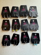 Paparazzi 12 Pair Of Earrings NEW