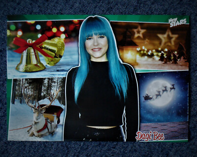 Dagi Bee - Postkarte (ca. 14,5 x 10,5 cm) - Fankarte Weihnachtskarte #