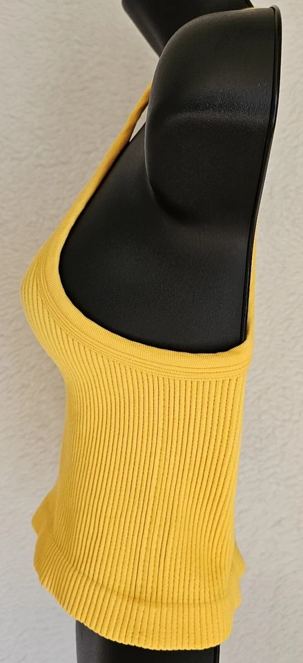 Camisa Top Blusa Forever 21 Mujer Talla XS S M X Pequeña Mediana Amarilla Foto 3 de 4