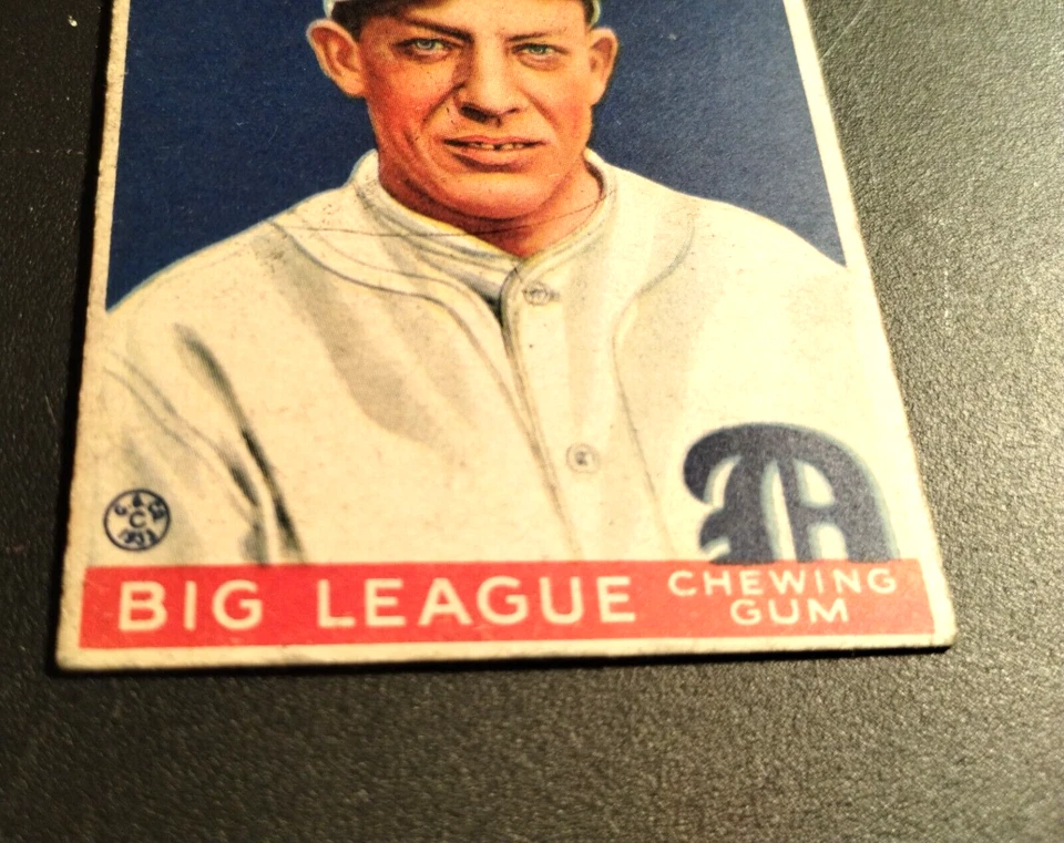 1933 Goudey #100 George Uhle Detroit Tigers: Crease Free, Centered & Nice Color - Image 3 of 4