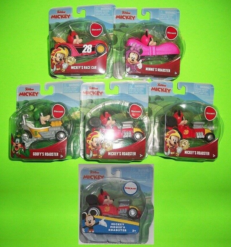 Mickey Mouse Die Cast Vehicles, Goofy Roadster, Kids Toys for Ages