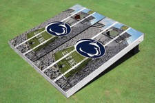 Penn State University Nittany Lions Stadium Long Stripe Themed Cornhole Boards