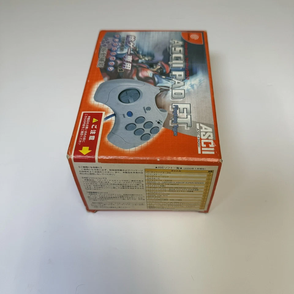 SEGA Dreamcast ASC-1301P ASCII Pad FT Gamepad de Lucha en Caja Foto 2 de 4
