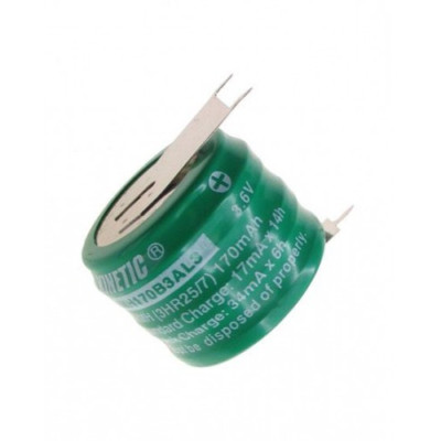 NiMH Akku MH170B3AL3 3-pin 3,6V 170mAh Kinetic Ersatzakku PCB Printanschluss
