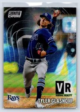 2021 Stadium Club Chrome #VR-19 Tyler Glasnow Virtual Reality Wave Refractor
