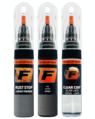 für SUZUKI ZMW MINERAL GREY LACKSTIFT Reparatur Set Autolack Kratzer