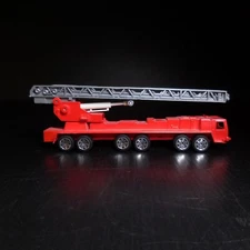 Camion échelle travaux secours rouge gris véhicule miniature vintage N8220