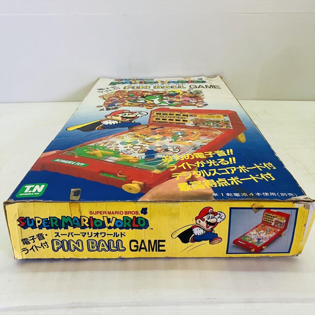 NOMURA TOY スーパーマリオ大回転ゲーム 新品未使用品 NINTENDO Super Mario Bros Super Mario World Pinball Game by
