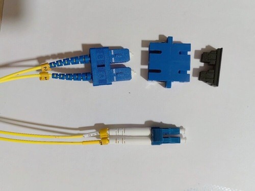Fiber Optic Adapter Cable LC Male to SC Female, OS2/OS1 Duplex Singlemode - Afbeelding 4 van 9