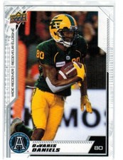 2020 Upper Deck CFL Blank Back Parallel DaVaris Daniels Toronto Argonauts