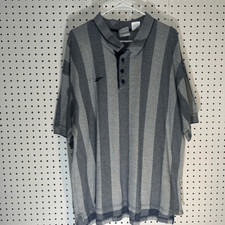 Vintage striped Reebok polo shirt