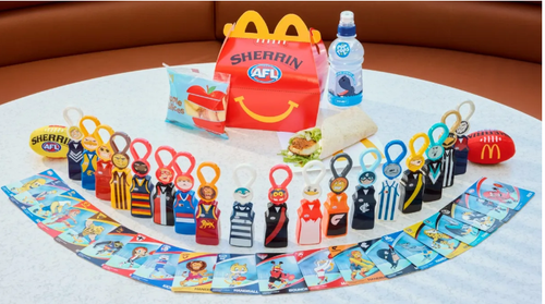 McDonald's Happy Meal Toys 2025 AFL Deportes BOLSA CLIP CON PEGATINAS Y TARJETA - Elige - Imagen 4 de 29